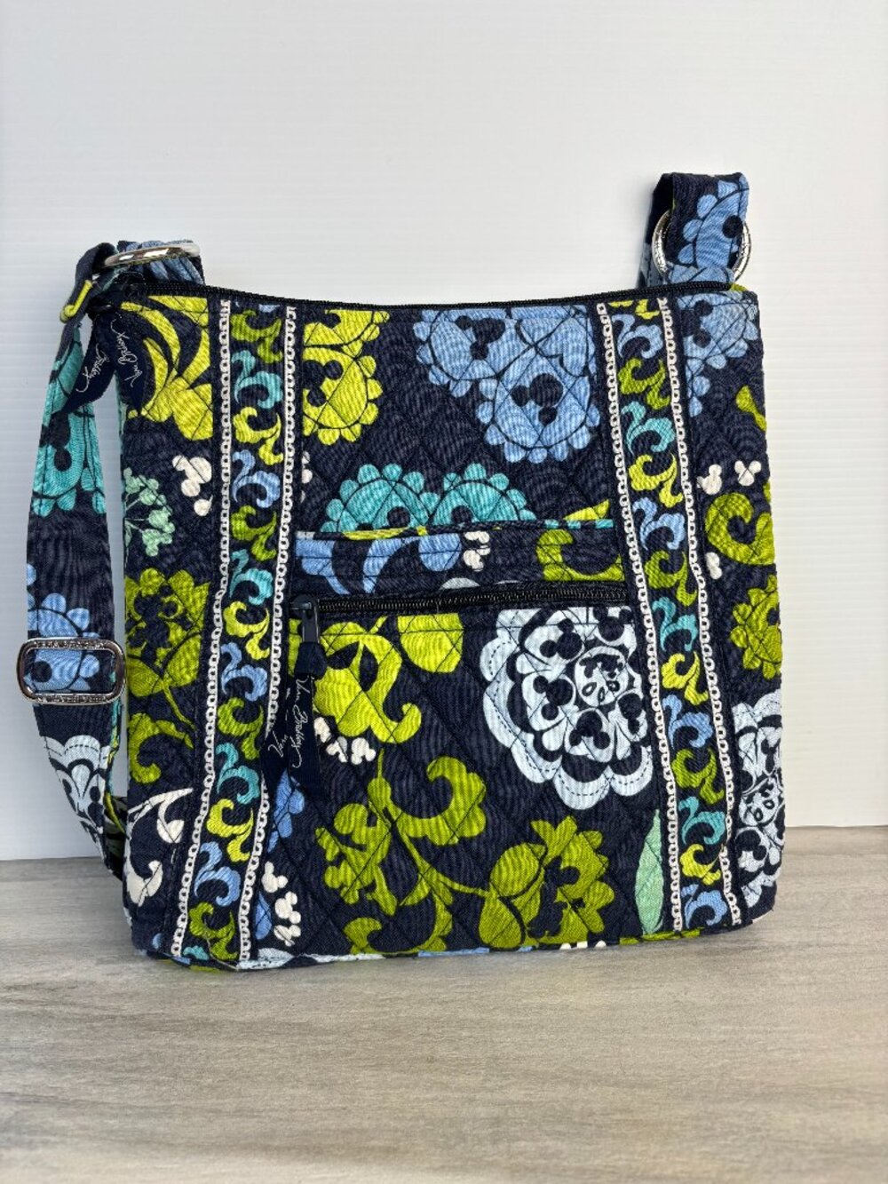 Vera Bradley Disney Parks Where's Mickey Hipster Crossbody Quilted Handbag